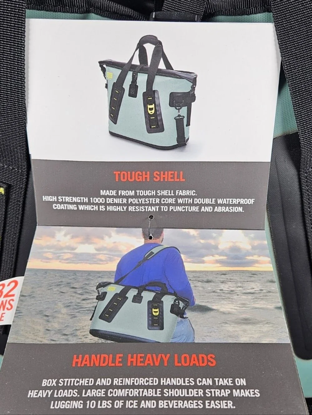 NWT BUILT New York Welded Cooler Bag Large Arctic Ice / Holds 32 Cans Plus Ice